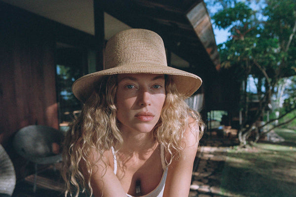 The Inca Bucket - Straw Bucket Hat in Natural