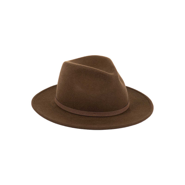 The Palo Fedora - Wool Felt Fedora Hat in Brown
