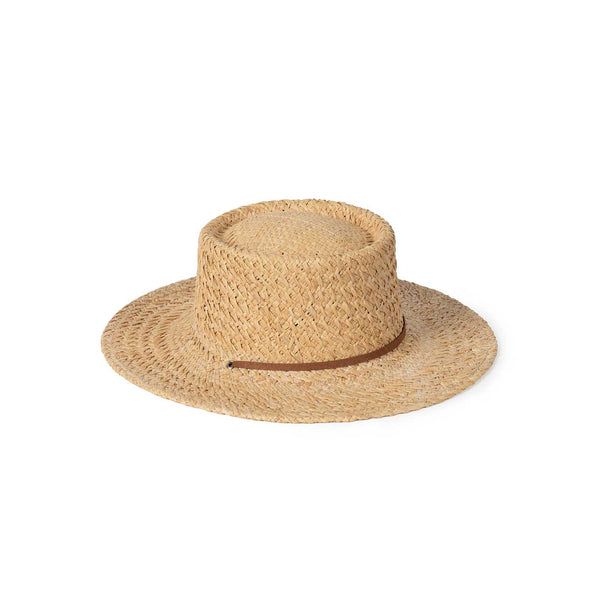 The Wanderer - Straw Boater Hat in Natural