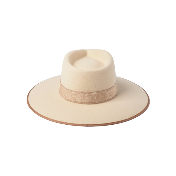 Ivory Rancher Special - Wool Felt Fedora Hat in White