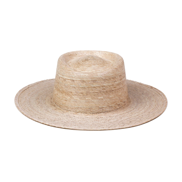 Palma Boater - Straw Boater Hat in Natural
