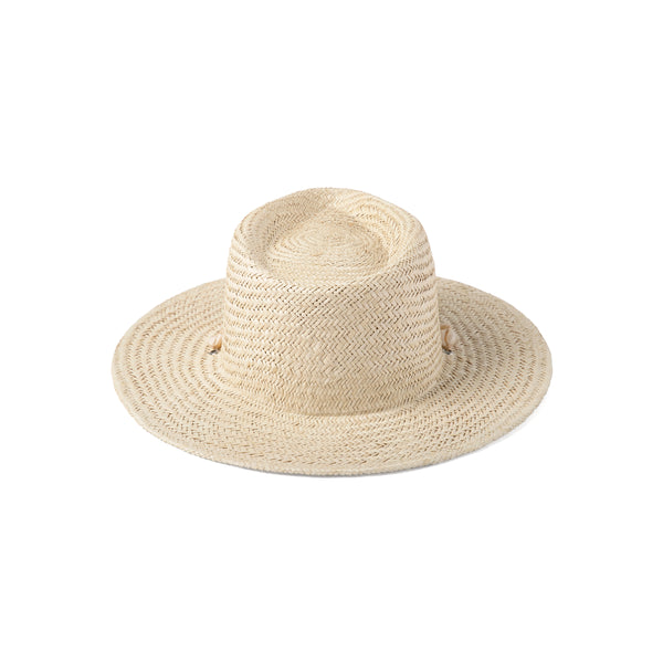 Seashells Fedora - Straw Fedora Hat in Natural
