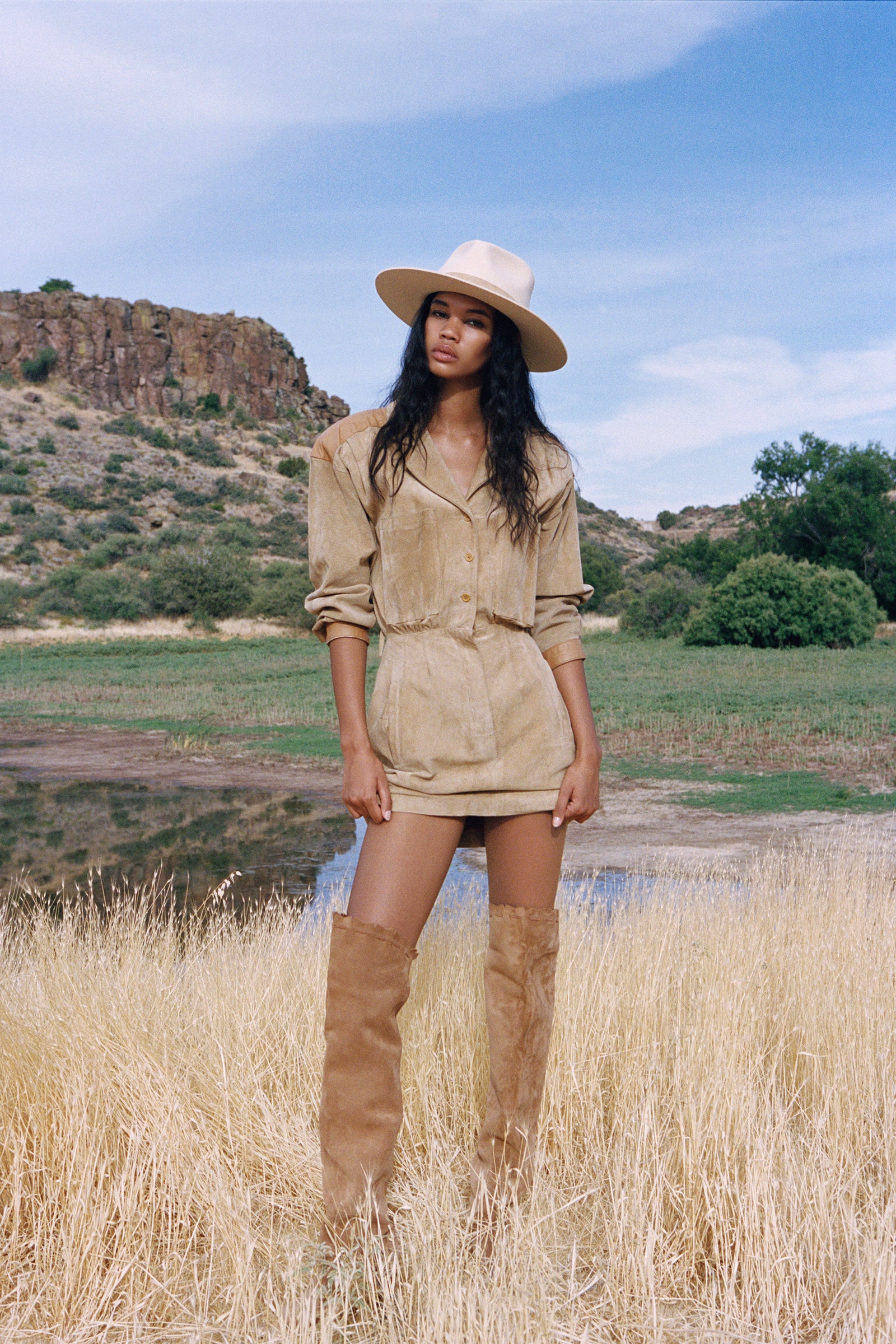 The Mirage - Wool Felt Fedora Hat in White | Lack of Color