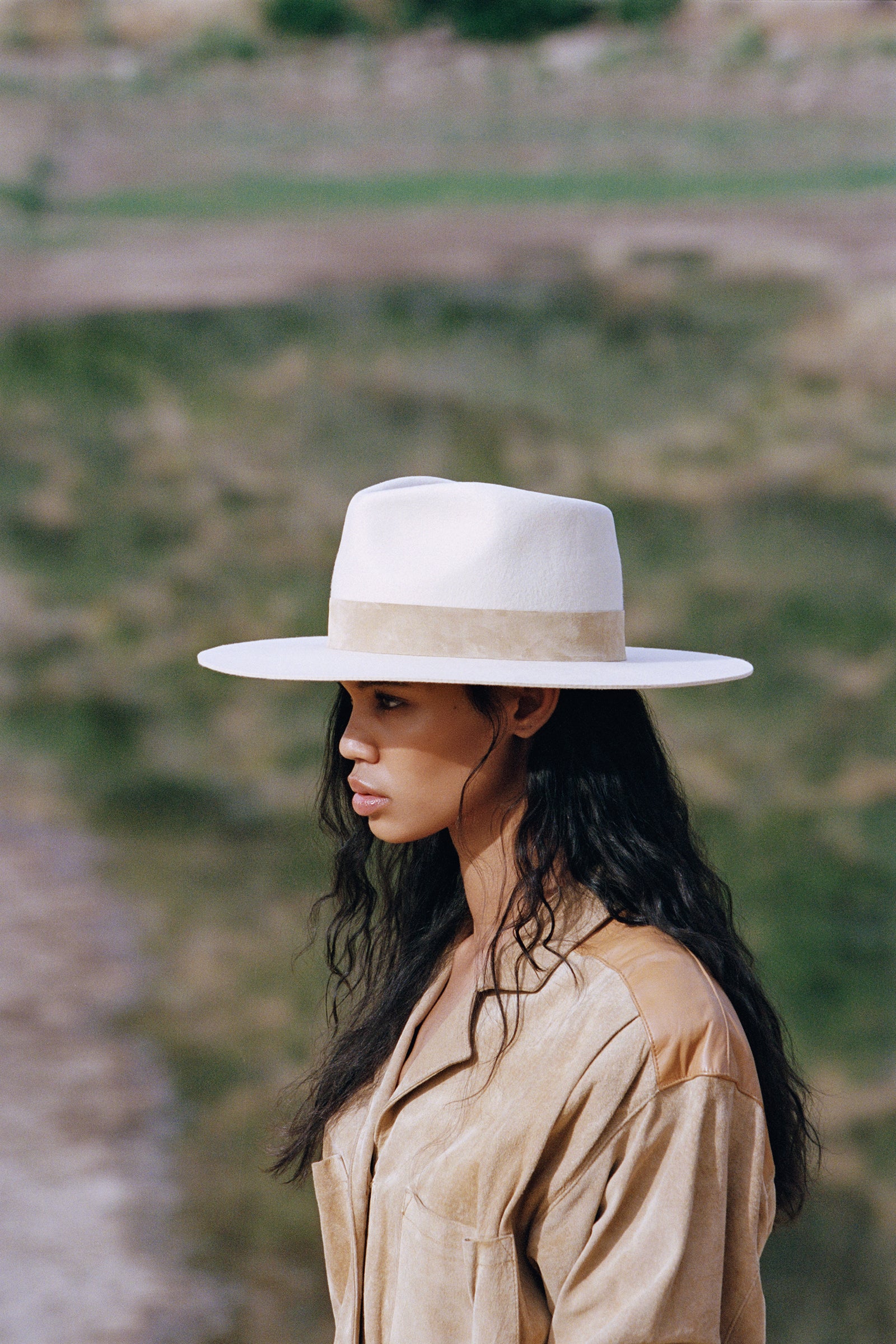 The Mirage - Wool Felt Fedora Hat in White | Lack of Color