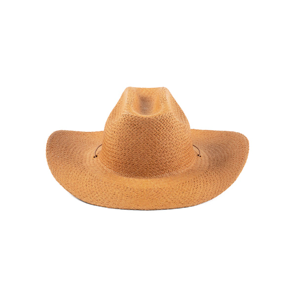 The Outlaw - Straw Cowboy Hat in Brown