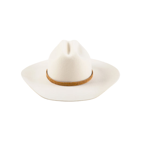 The Ridge - Wool Felt Cowboy Hat in White