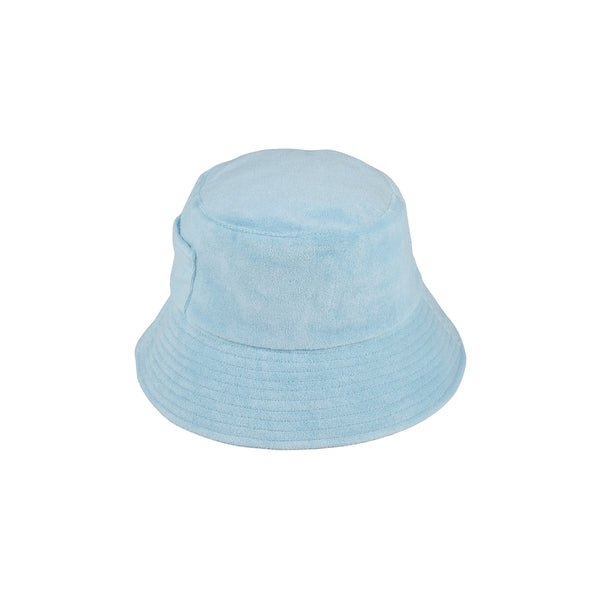 Wave Bucket - Cotton Bucket Hat in Blue