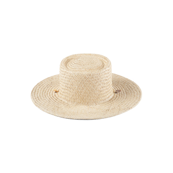 Seashells Boater - Straw Boater Hat in Natural