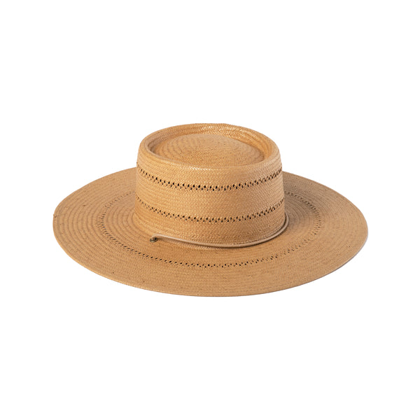 The Jacinto - Straw Boater Hat in Natural